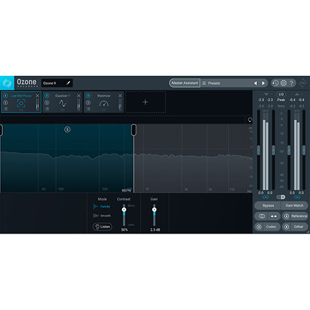 Ozone 9 Advanced upgrade depuis Ozone 5-8 Standard Izotope