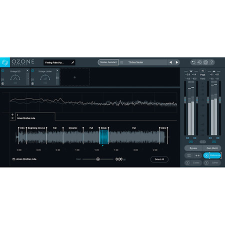 Ozone 9 Advanced upgrade depuis Ozone 5-8 Standard Izotope