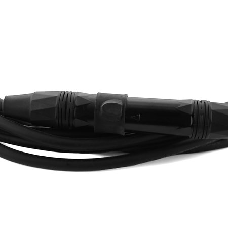 Câble DMX IP65 XLR Femelle 3b - XLR Male 3b longueur 5m Plugger