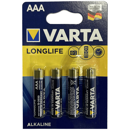 Lot de 8 piles LR6 (AA) Varta pour détecteurs de métaux