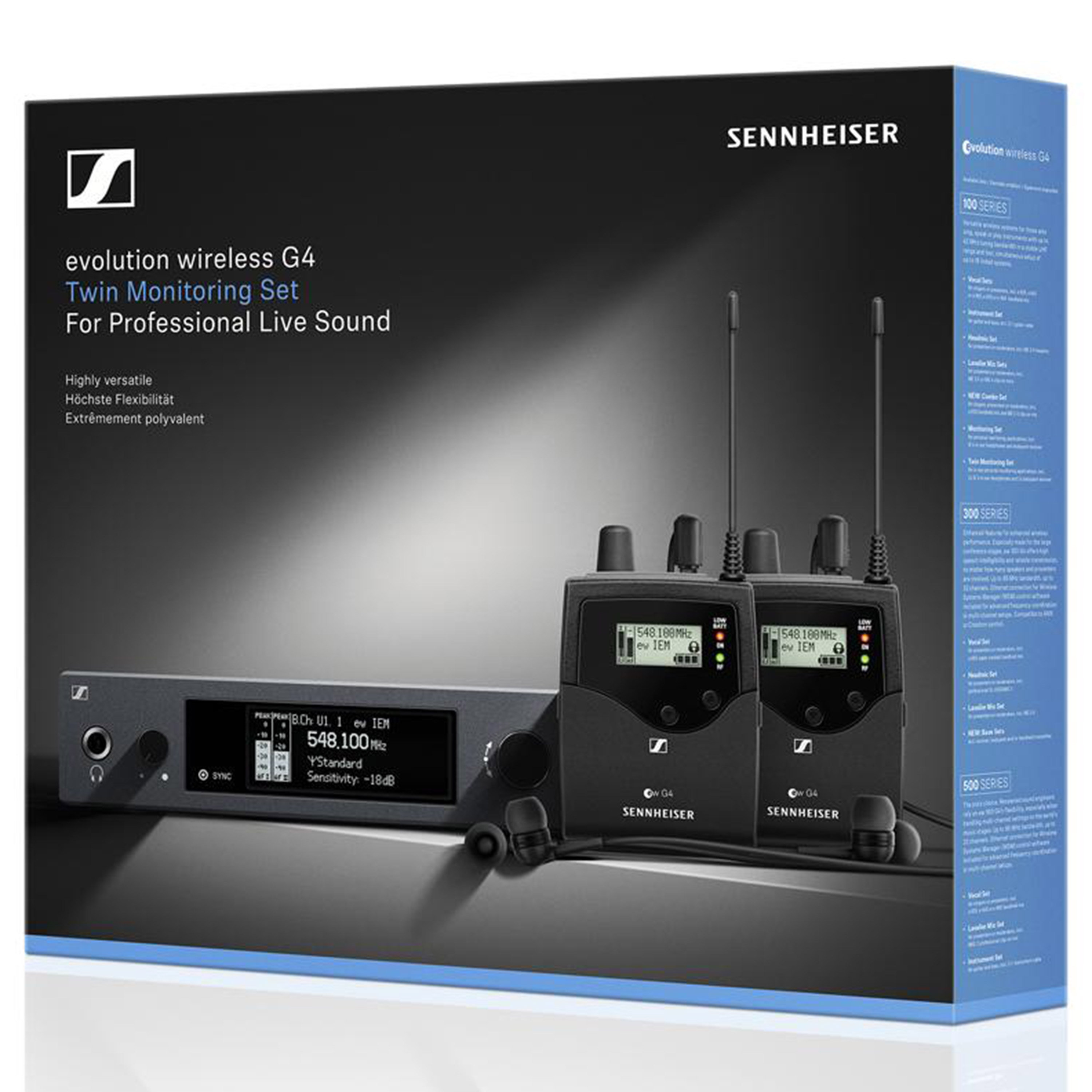 Sennheiser ew IEM G4-TWIN-G - Système ear monitor SonoVente.com