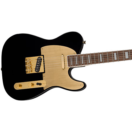 40th Anniversary Telecaster Gold Edition Black Squier by FENDER