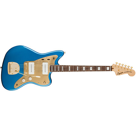 40th Anniversary Jazzmaster Gold Edition Lake Placid Blue Squier