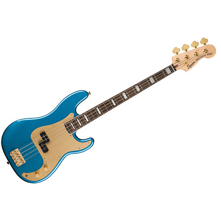 Squier by FENDER 40th Anniversary Precision Bass Gold Edition Lake Placid Blue
