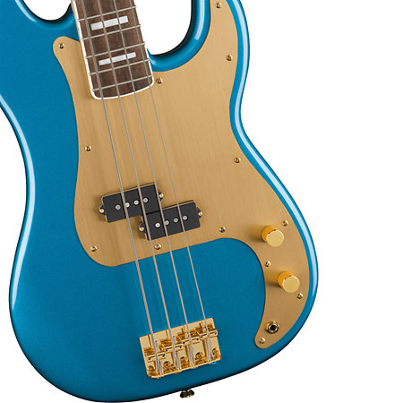 40th Anniversary Precision Bass Gold Edition Lake Placid Blue Squier by FENDER