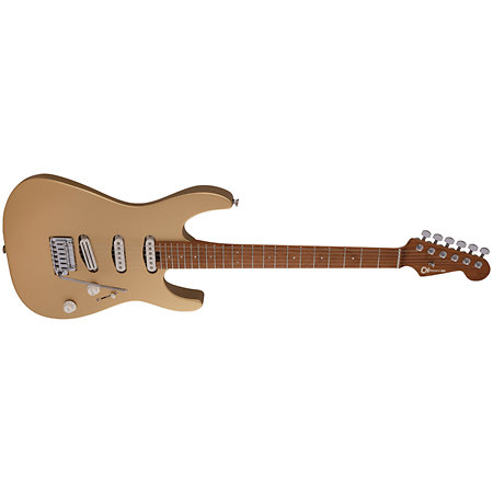 Pro-Mod DK22 SSS 2PT CM Pharaohs Gold Charvel