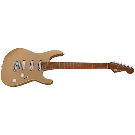 Pro-Mod DK22 SSS 2PT CM Pharaohs Gold Charvel