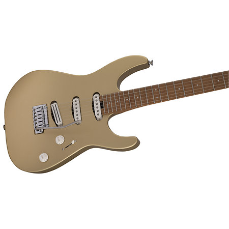 Pro-Mod DK22 SSS 2PT CM Pharaohs Gold Charvel