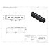 APJB-5B-74 70/74 Apollo Jazz Bass Bridge Black 5 Strings Seymour Duncan