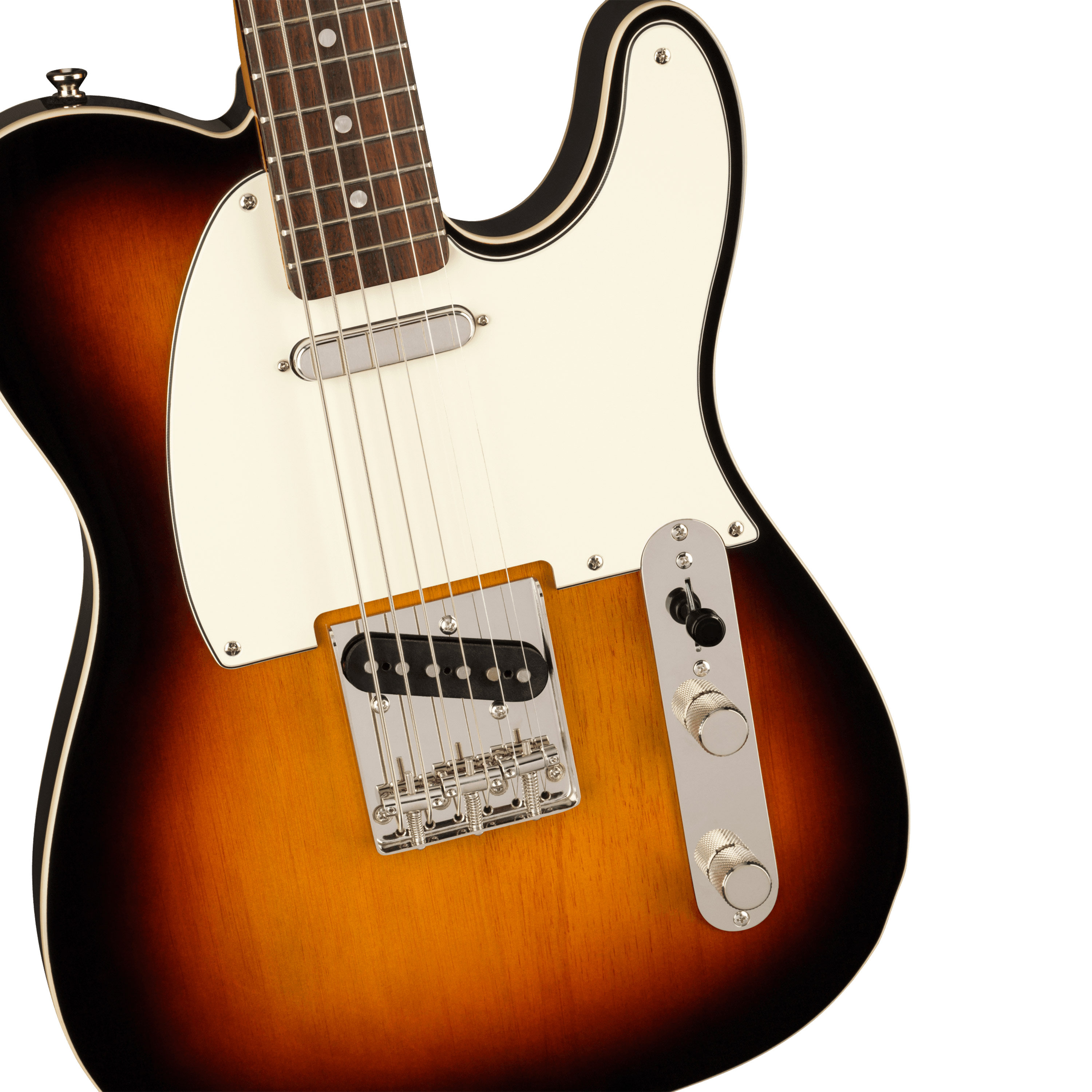 Guitare Électrique Squier Classic Vibe Baritone Custom - Diapason 27", Touche Palissandre, Micros Single Coil Alnico | Finition Noire Brillante