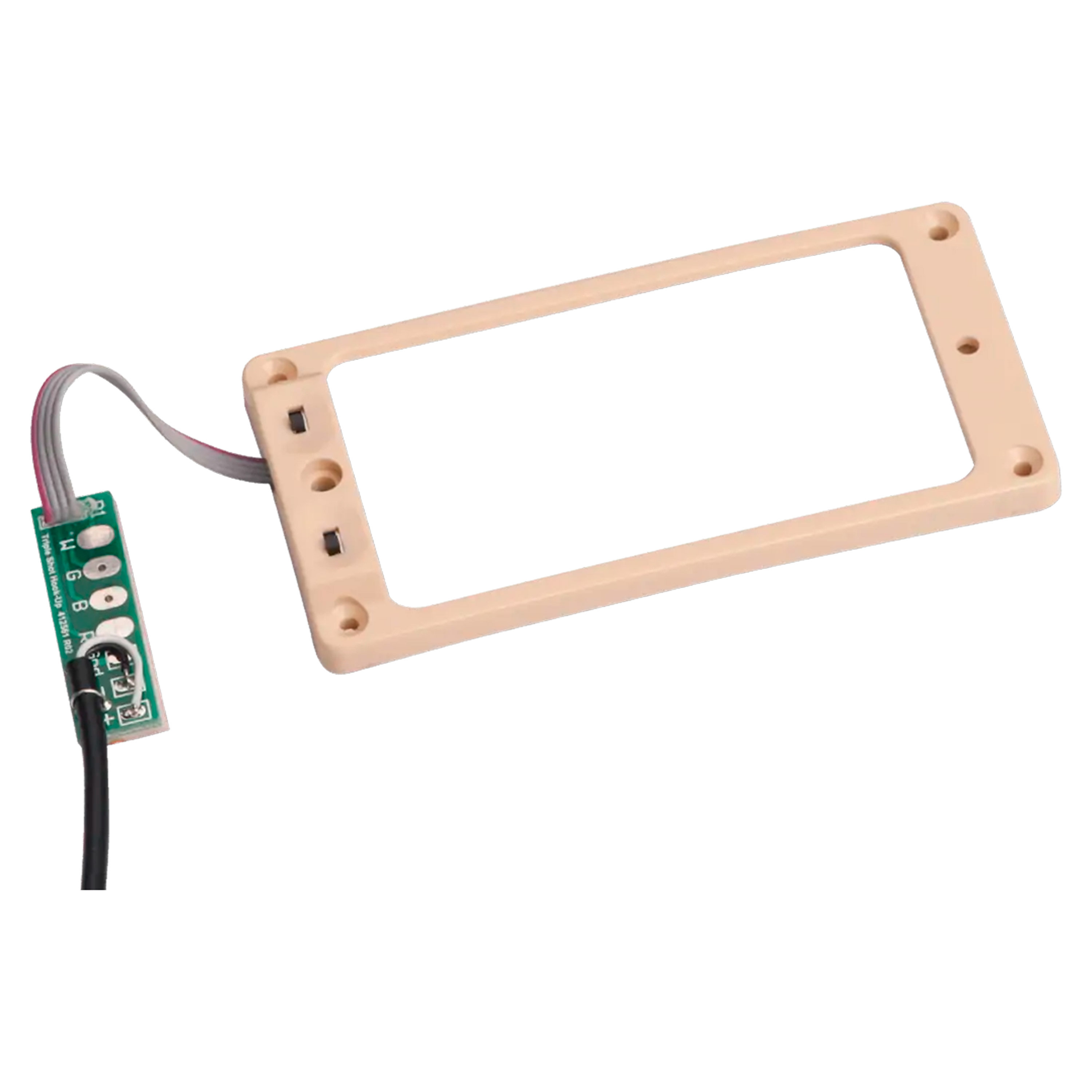 TS1C Triple Shot Mounting Ring Flat Bridge / Neck Cream Pièces Détachées Guitare Seymour
