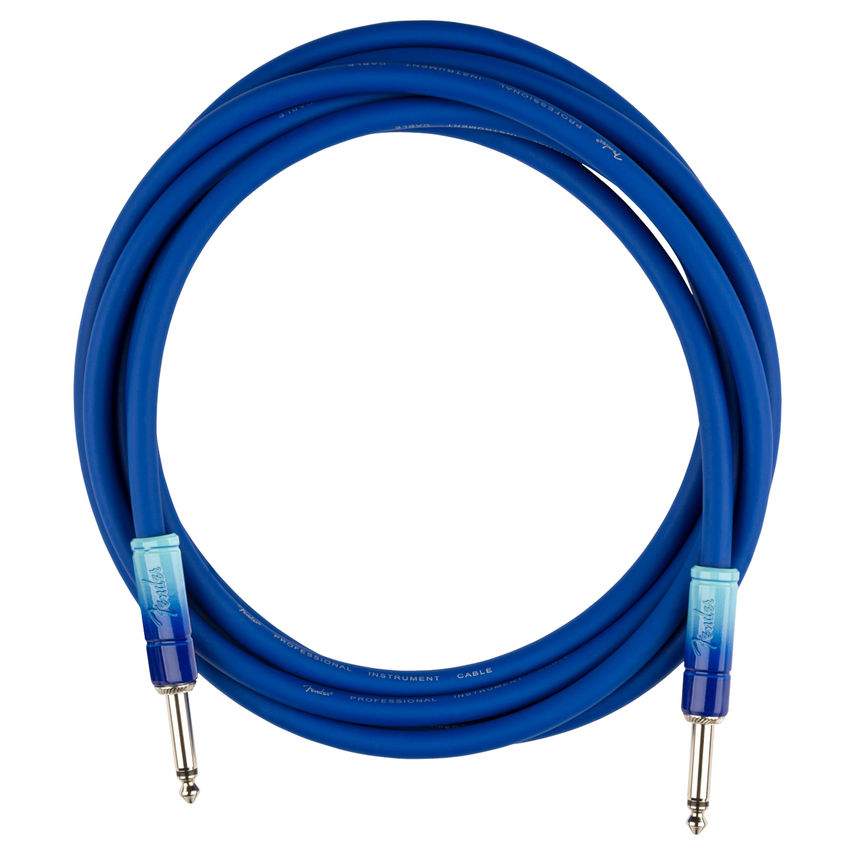 Fender 10' Ombré Cable Belair Blue 3 Mètres - Câble instrument ...
