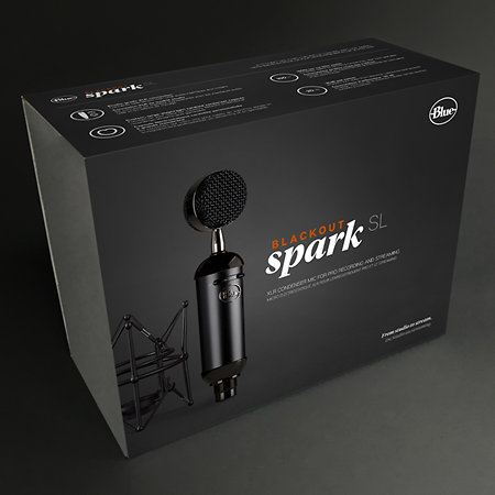 Blue Microphones Bundle Spark SL + Compass + antipop + câble Elite