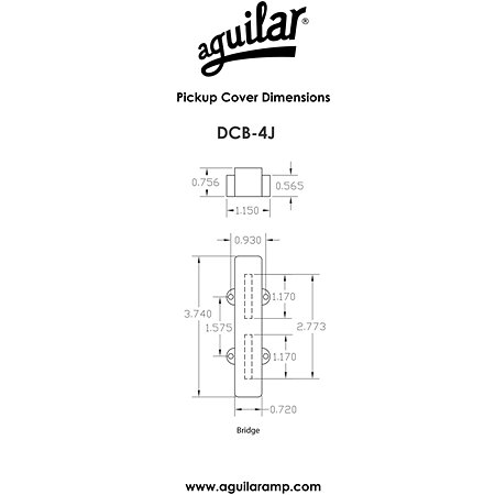 DCB-4P/J Precision/Jazz Hum-Canceling Set Black 4 Strings Aguilar