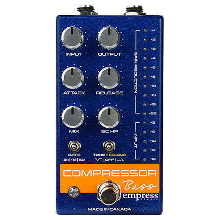 Empress Effects Bass Compressor Blue Sparkle