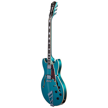 Premier DC Stairstep Ocean Turquoise + housse D'Angelico