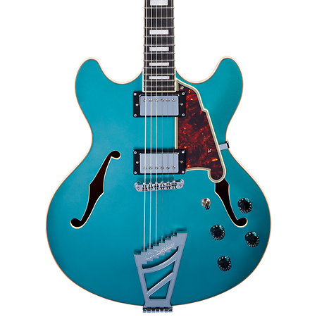 Premier DC Stairstep Ocean Turquoise + housse D'Angelico