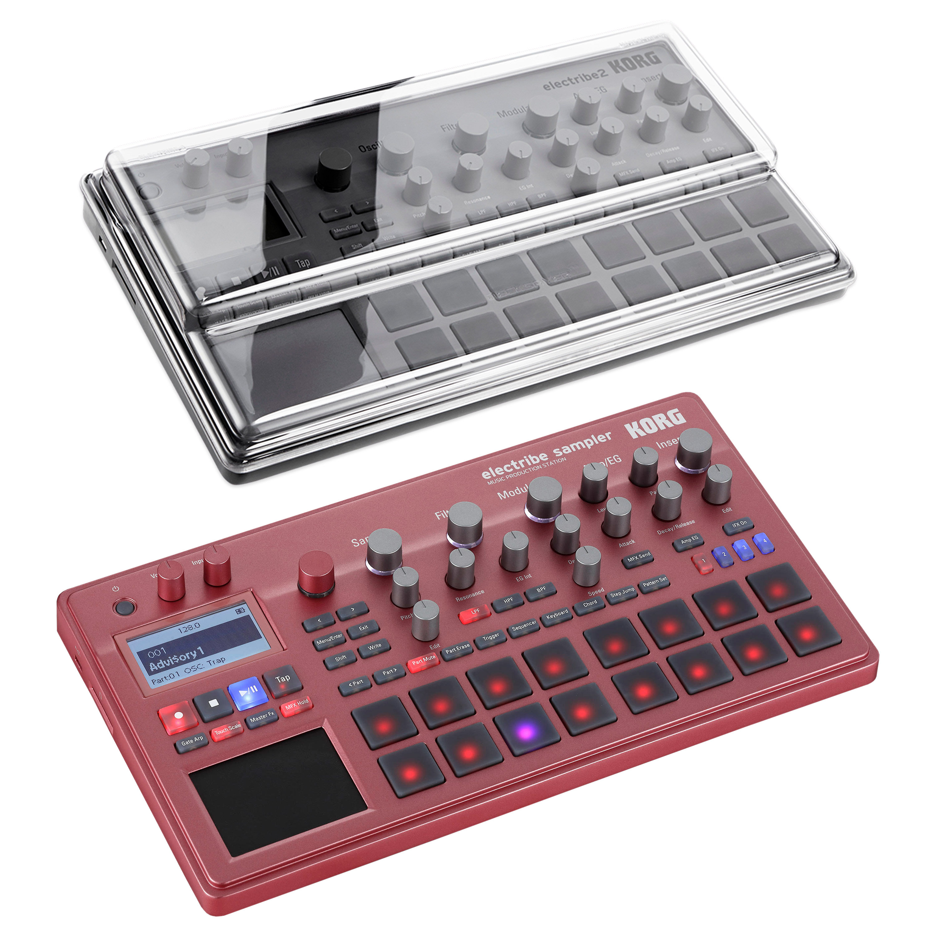 Korg Pack Electribe 2 Red+ Decksaver