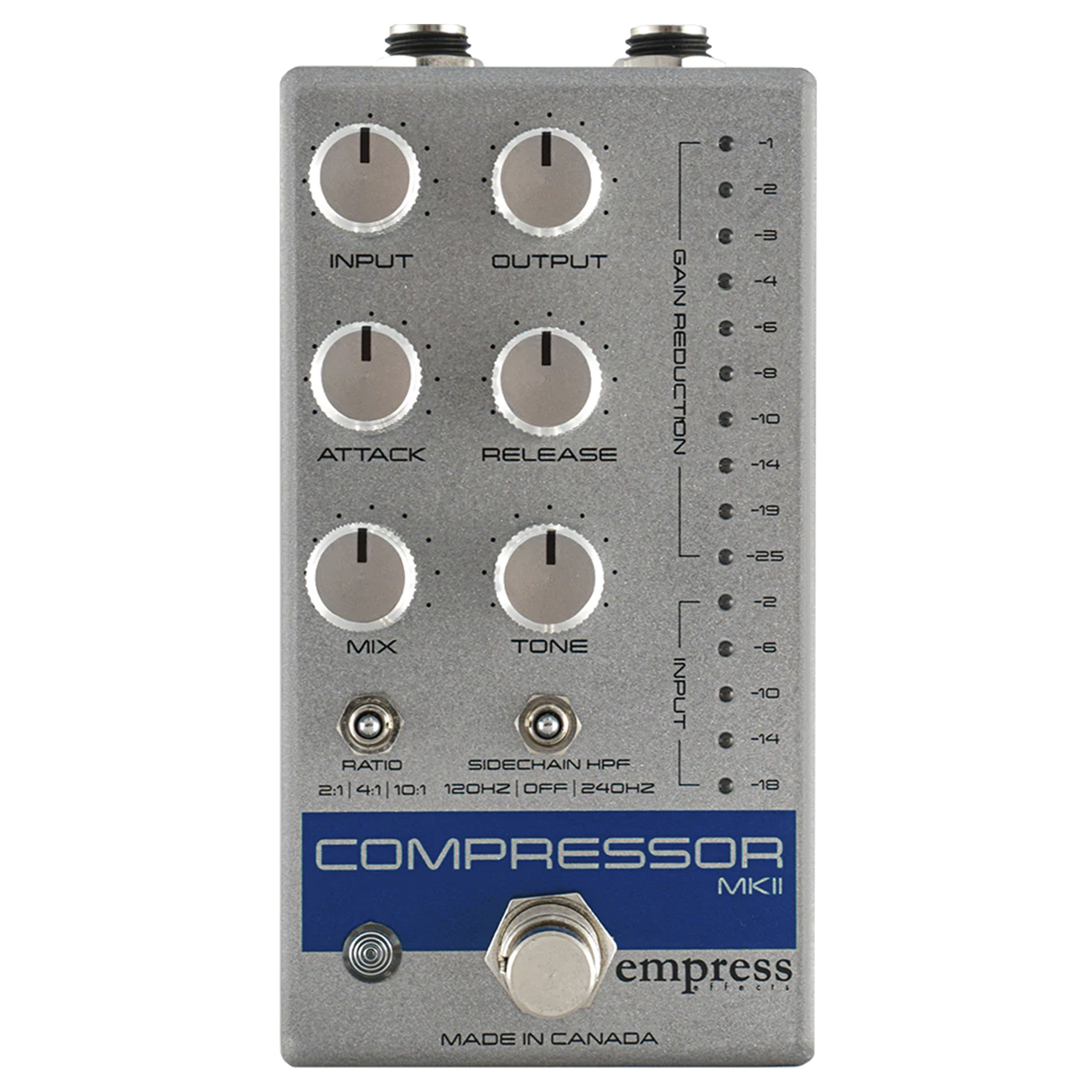 Empress Effects Compressor MKII Silver Sparkle Effets Guitare