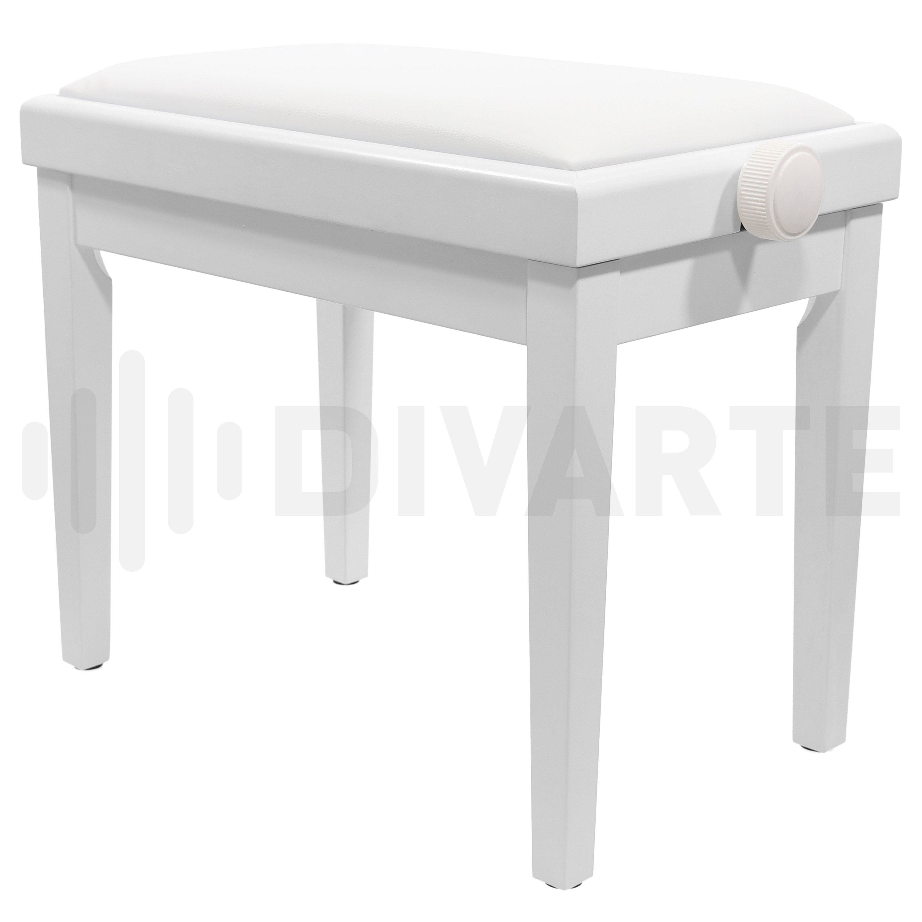 Divarte Piano Bank White Banquette Complète