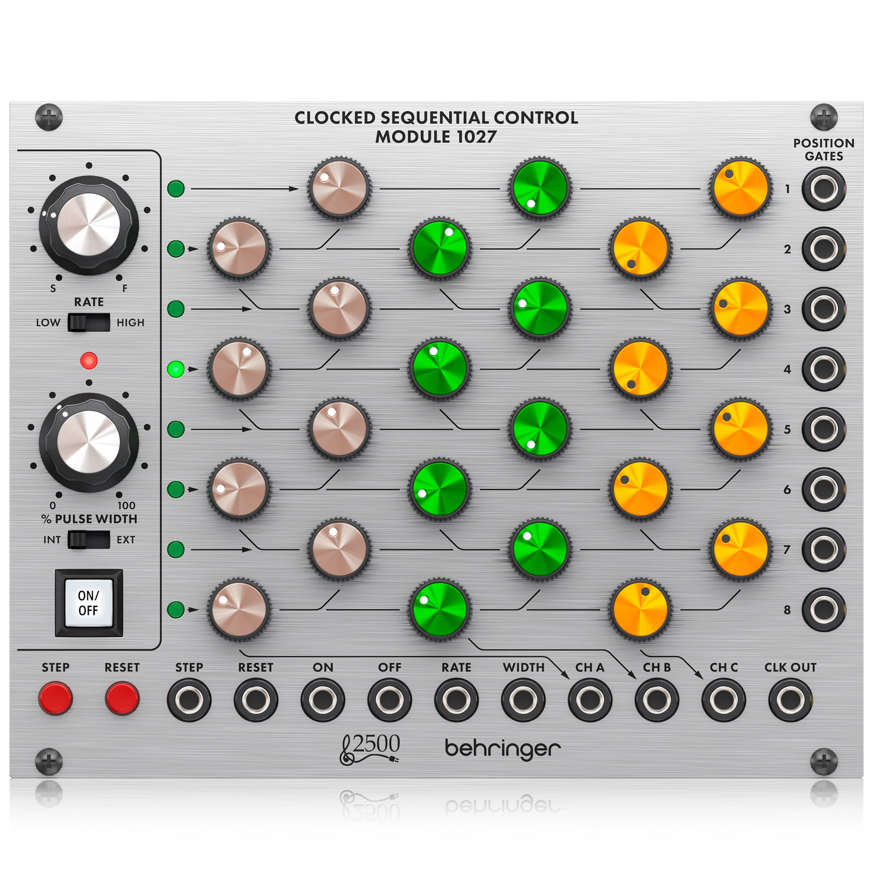 Behringer Clocked Sequential Control Module 1027 - Rack synthétiseur ...