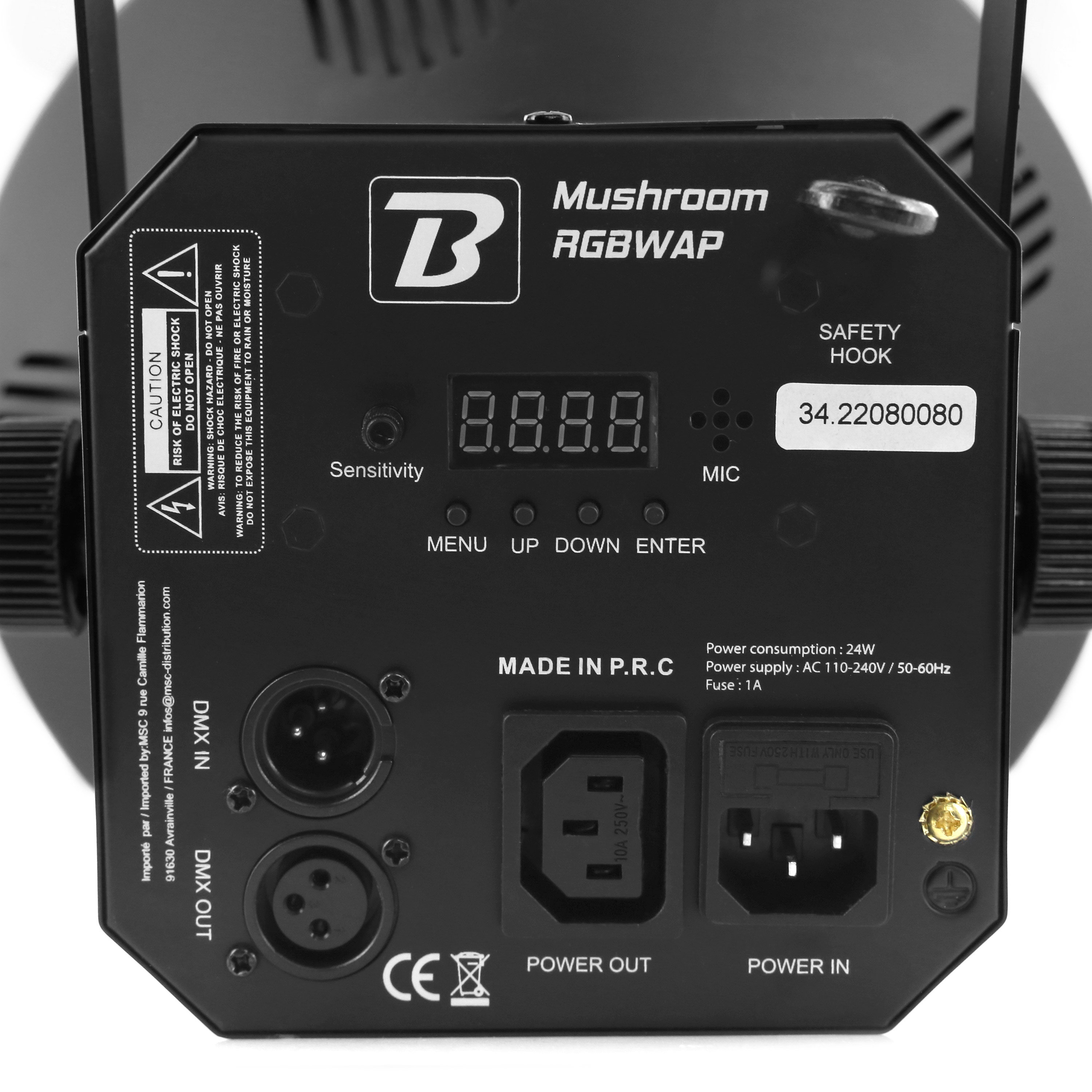 BoomTone DJ Mushroom RGBWAP Effets LED SonoVente boomtone-dj-mushroom-rgbwap-effets-led-sonovente