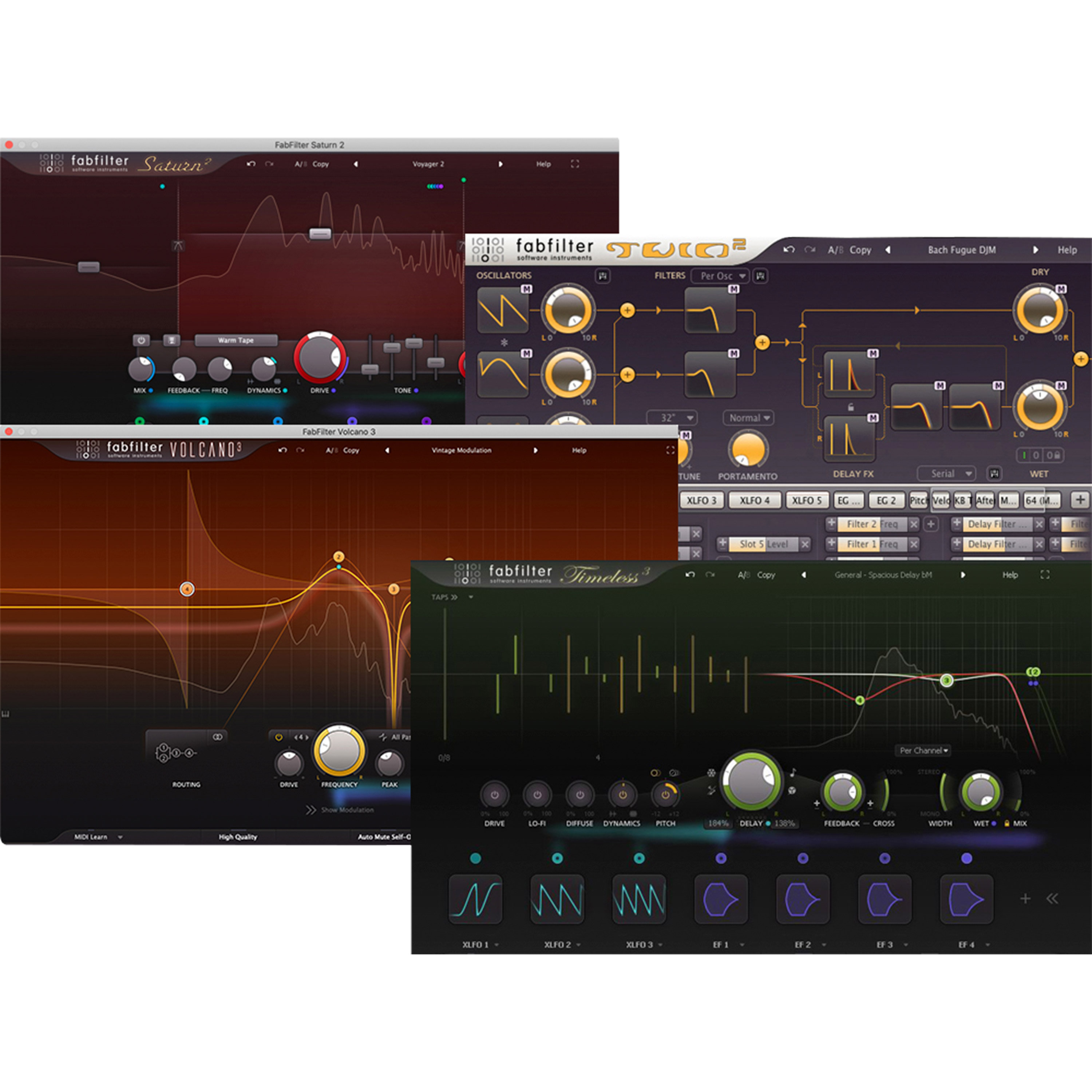 FabFilter Creative Bundle - Logiciel plugins d'effets SonoVente.com