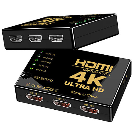 SWITCH HDMI 5IN 4K Power Studio