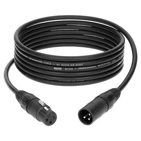 Klotz Câble M1 Pro XLR mâle/femelle Neutrik KMK, 2m