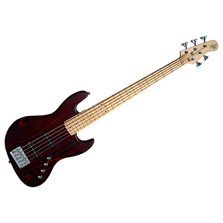 Michael Kelly Element 5 Electric Bass Trans Red