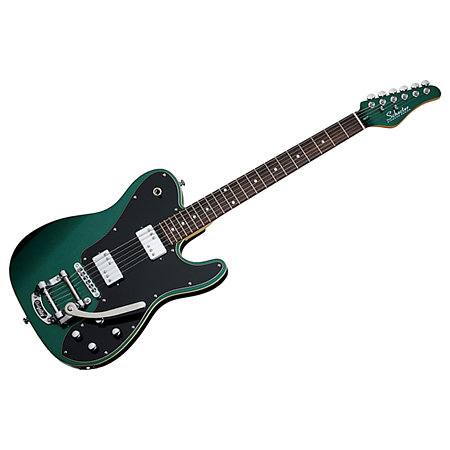 Schecter PT Fastback II Bigsby - Dark Emerald Green