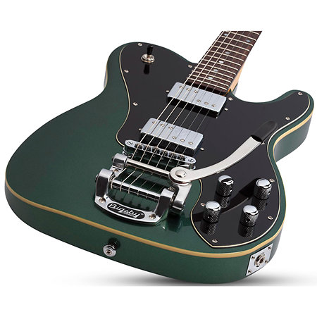 PT Fastback II Bigsby - Dark Emerald Green Schecter