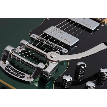 PT Fastback II Bigsby - Dark Emerald Green Schecter