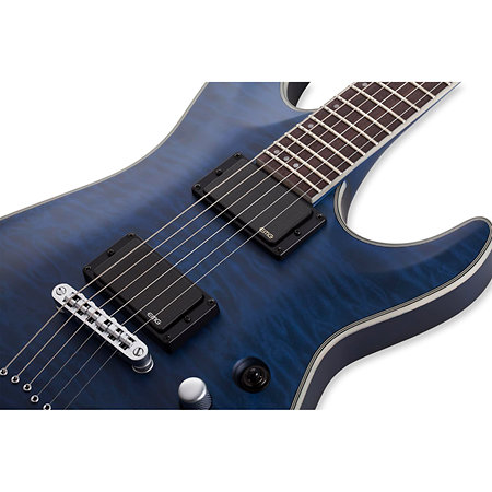 C-1 Platinum - Satin Trans Midnight Blue Schecter