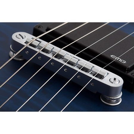 C-1 Platinum - Satin Trans Midnight Blue Schecter