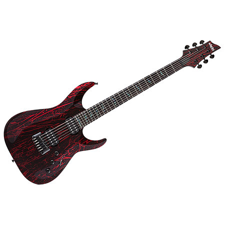 Schecter C-1 Silver Mountain - Blood Moon