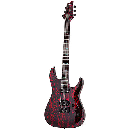 C-1 Silver Mountain - Blood Moon Schecter