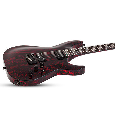 C-1 Silver Mountain - Blood Moon Schecter