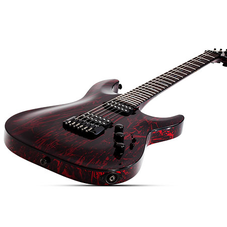 C-1 Silver Mountain - Blood Moon Schecter