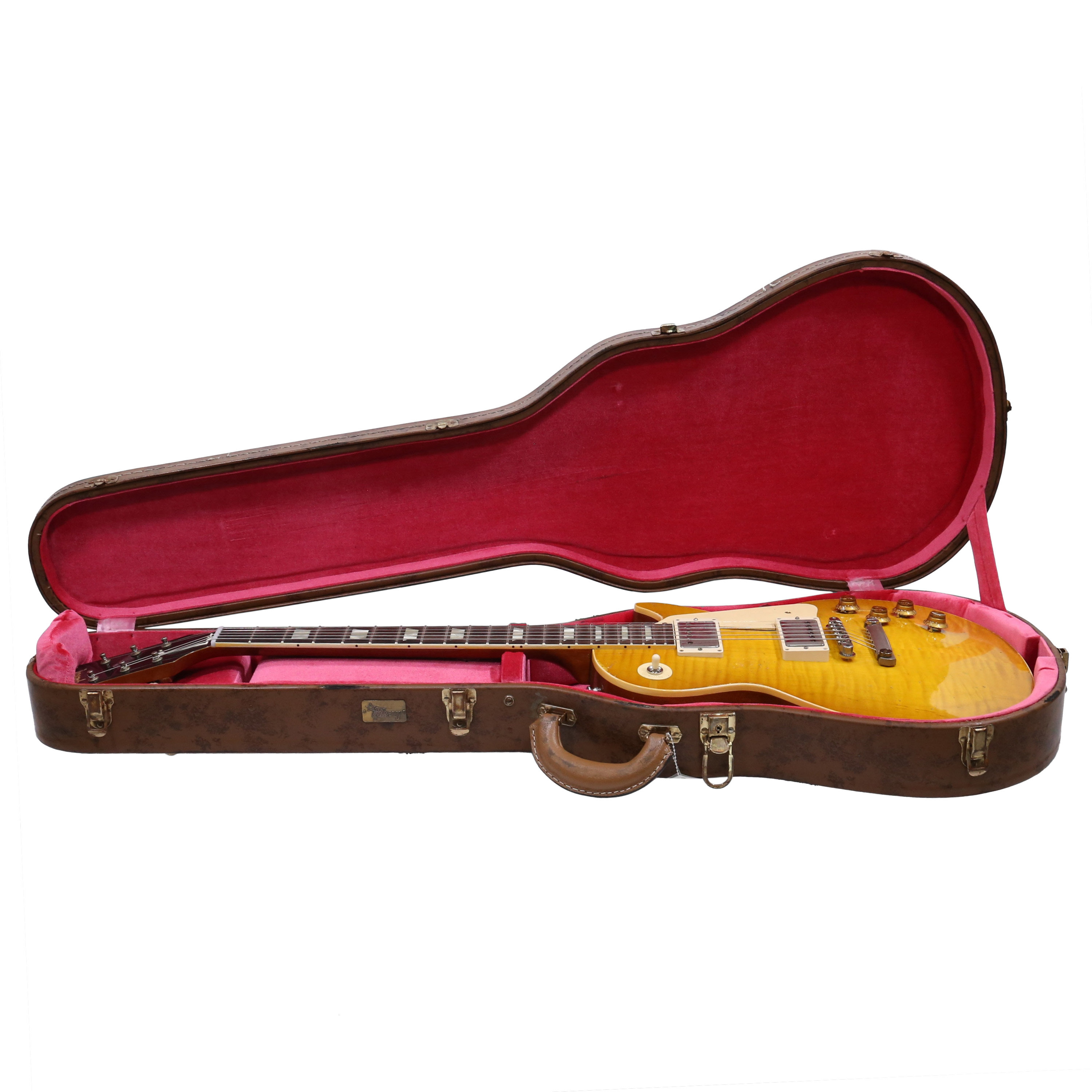 Gibson 1959 Les Paul Standard Lemon Burst Ultra Heavy Aged - Guitare ...