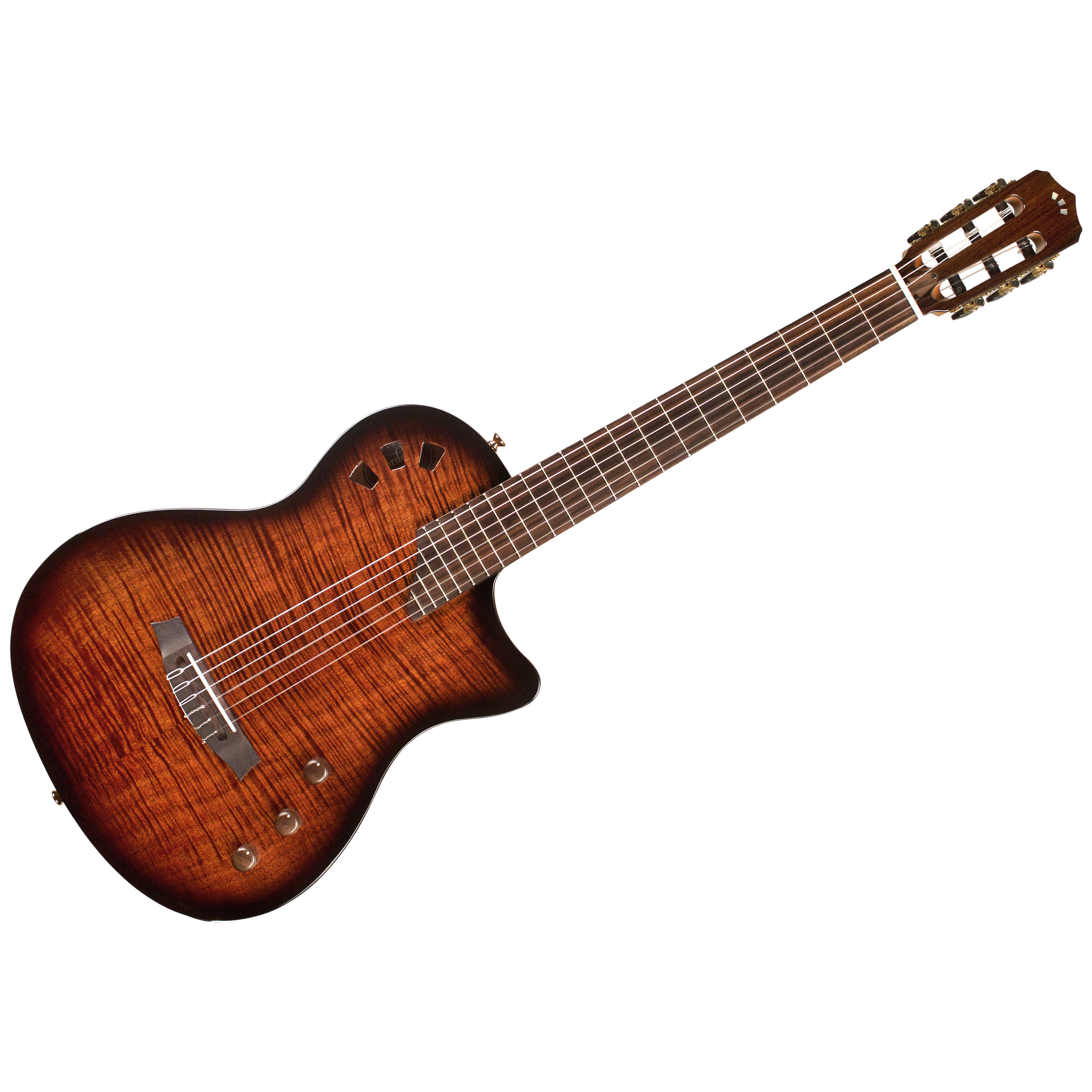 Cordoba Stage Guitar Edge Burst Guitare Electro Nylon
