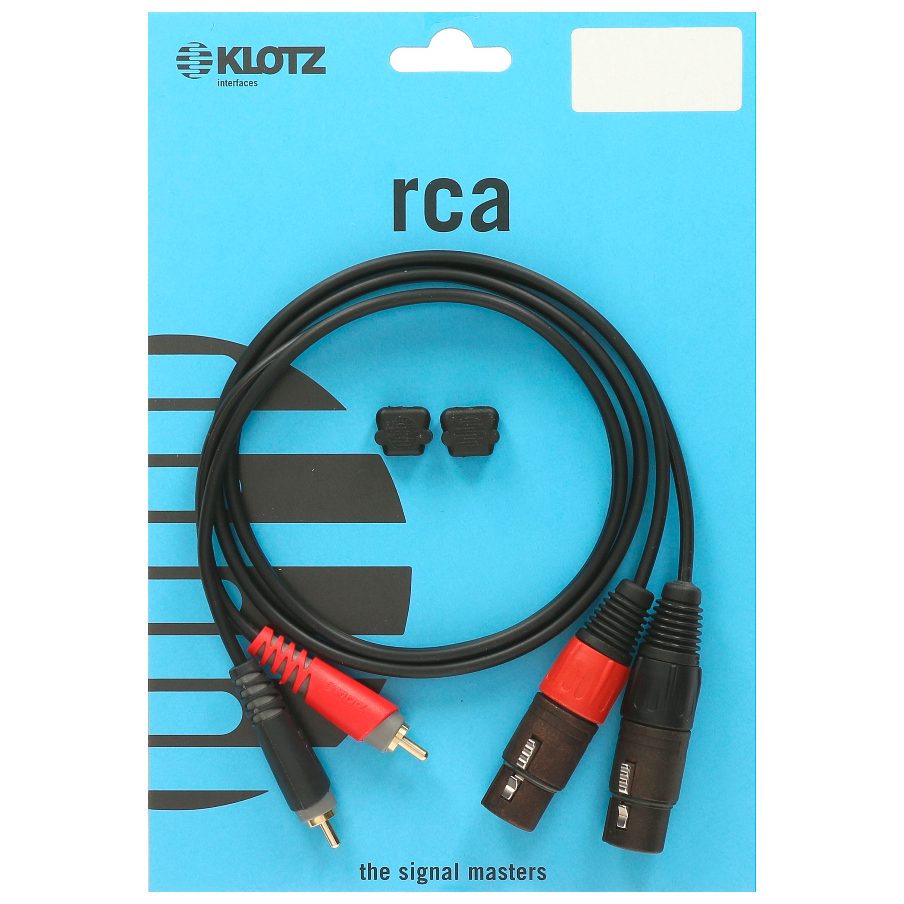 Cavo RCA Klotz ALP006 - 0,6 Metri | Cavo Audio/Video Di Alta Qualità | Per Collegamenti Tra Dispositivi Hi-Fi, TV, Lettori DVD