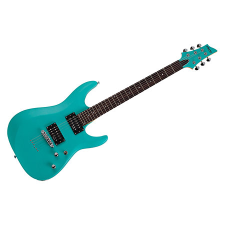 Schecter C-6 Deluxe - Satin Aqua