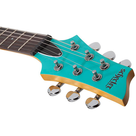 C-6 Deluxe - Satin Aqua Schecter