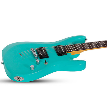 C-6 Deluxe - Satin Aqua Schecter