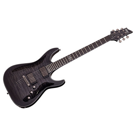 Schecter Hellraiser C-1 Hybrid - Trans Black Burst