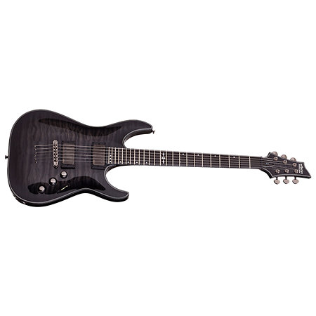 Schecter Hellraiser C-1 Hybrid - Trans Black Burst