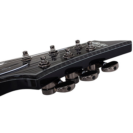 Hellraiser C-1 Hybrid - Trans Black Burst Schecter