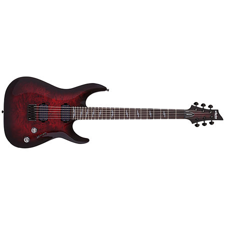 Omen Elite 6 - Black Cherry Burst Schecter