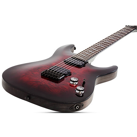 Omen Elite 6 - Black Cherry Burst Schecter